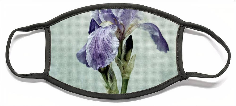 Blue Face Mask featuring the photograph Blue Iris #2 by Allin Sorenson