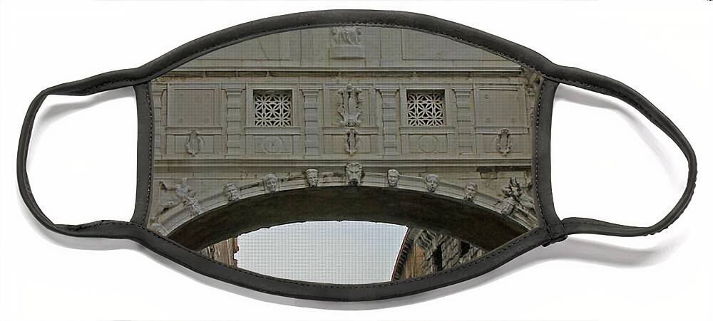 Bridge Of Sighs Face Mask featuring the photograph Bridge of Sighs - Venice, Italy by Richard Krebs