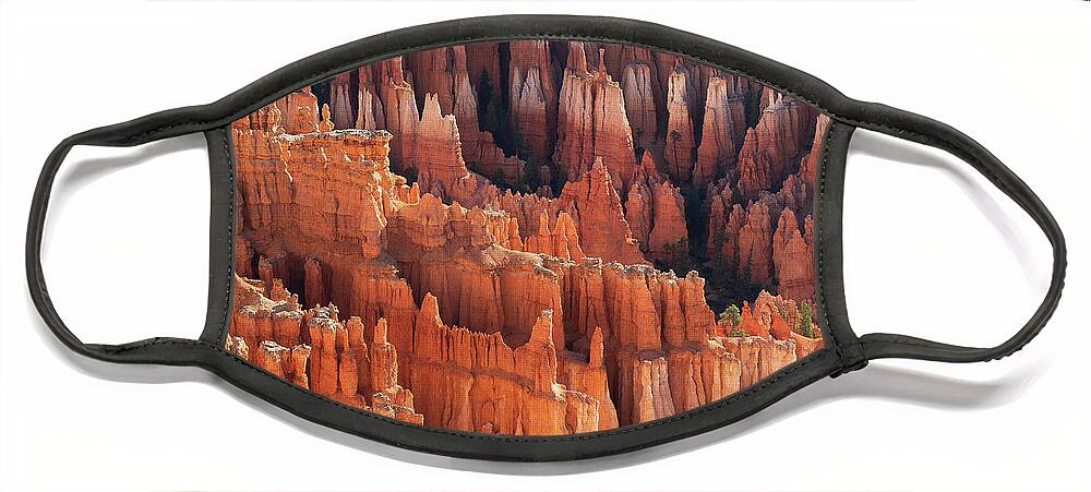 Utah Face Mask featuring the photograph Bryce Canyon Hoodoos by Aaron Spong