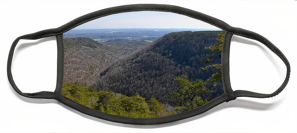 Cumberland Plateau Face Mask featuring the photograph Buzzard Point Overlook 1 by Phil Perkins