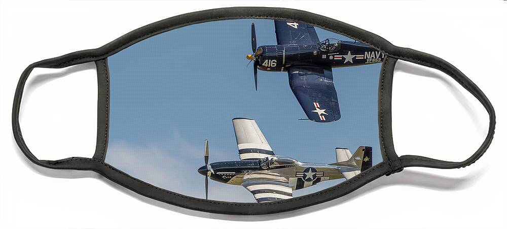 2018 Face Mask featuring the photograph Class of 45 Up Close by David R Robinson