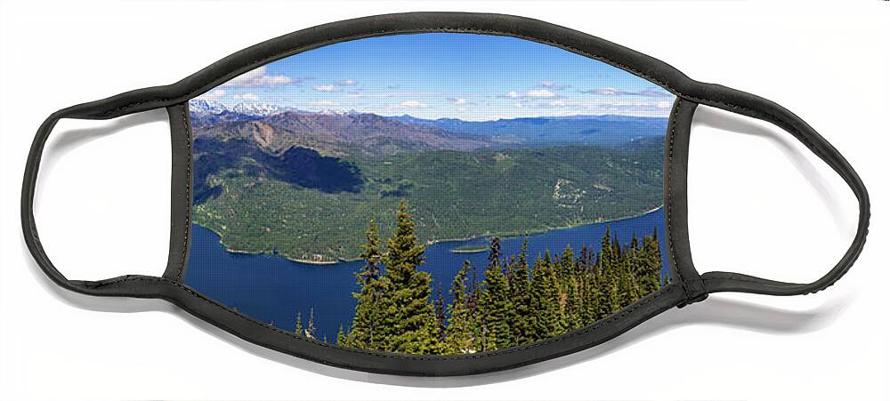 Alpine Lake Face Mask featuring the photograph Cle Elum Lake 2 by Pelo Blanco Photo
