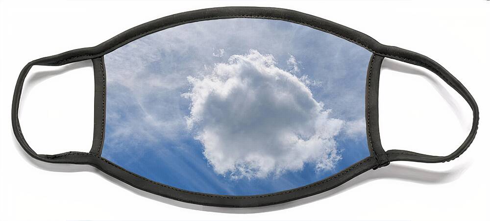 Cloud Face Mask featuring the photograph Cloud by Andrew Lalchan