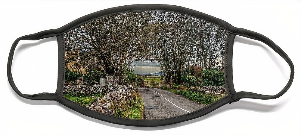 Ireland Face Mask featuring the photograph Country Highway by Regina Muscarella