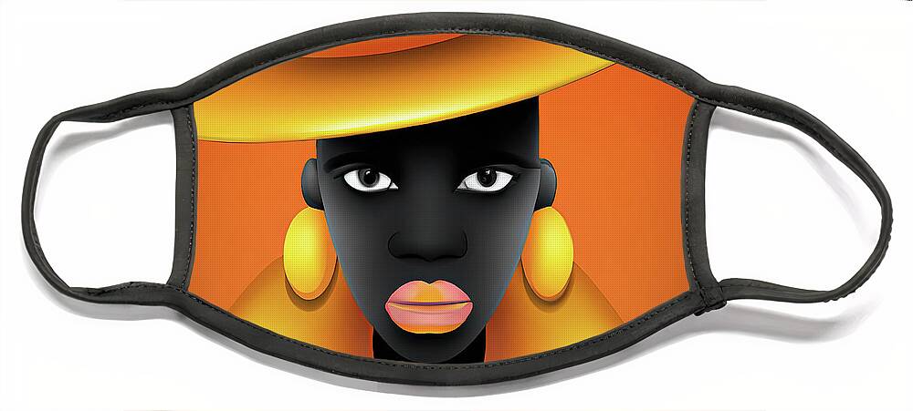 Dalle2 Face Mask featuring the photograph Cowgirl Chic 01 by Jack Torcello
