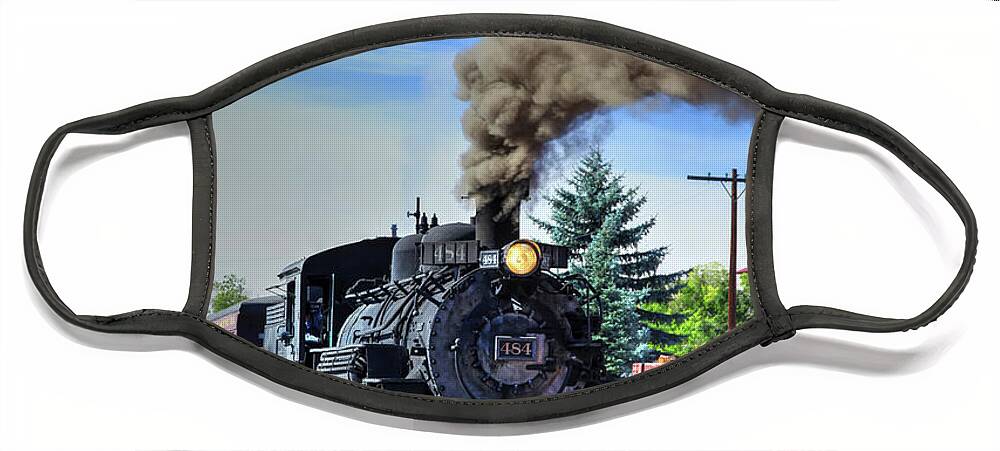 Fine Art Face Mask featuring the photograph Cumbres and Toltec Railroad by Robert Harris