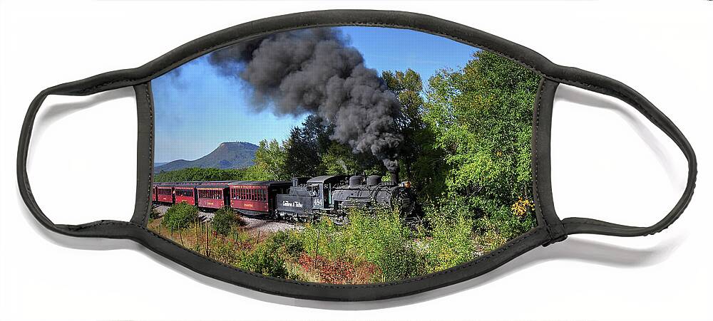 Fine Art Face Mask featuring the photograph Cumbres Toltec Railroad II by Robert Harris