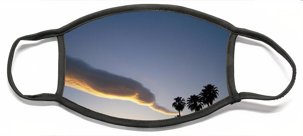 Sky Face Mask featuring the photograph Desert Sky, II by Leslie Porter
