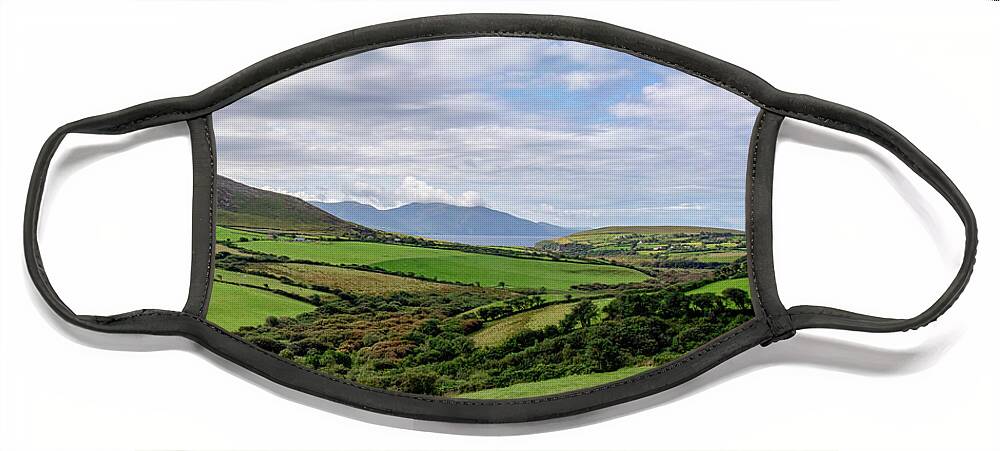 Dingle Face Mask featuring the photograph Dingle country by Karen Smale