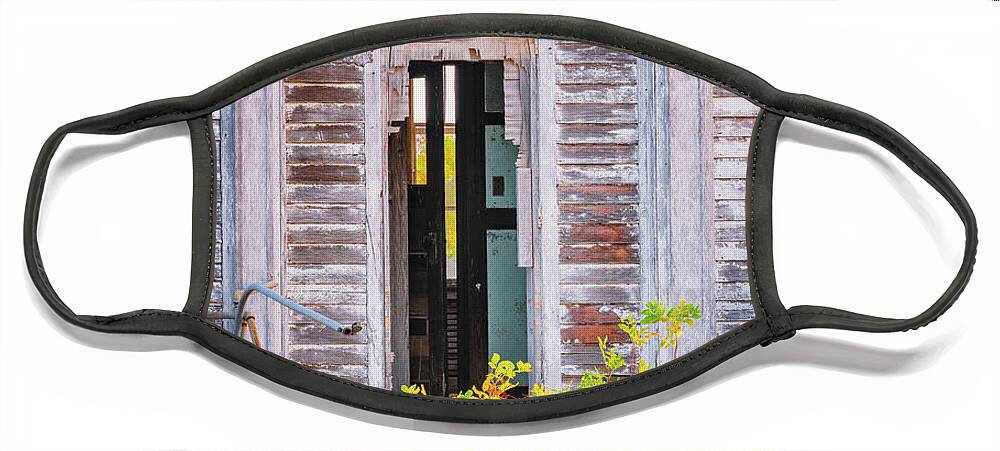 Door Face Mask featuring the photograph Doorway to the Past by Darren White