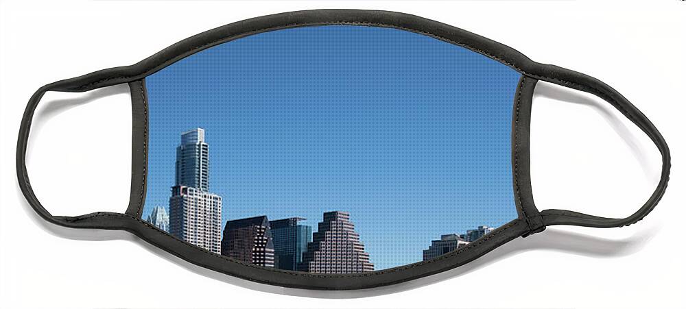 Austin Face Mask featuring the photograph Downtown Austin by Patrick Nowotny