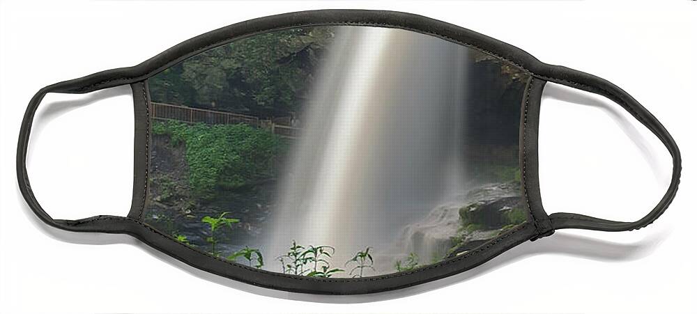 Dry Falls Face Mask featuring the photograph Dry Falls Not So Dry by Rick Nelson