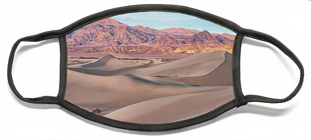Death Valley National Park Face Mask featuring the photograph Desert Monuments by Jonathan Nguyen