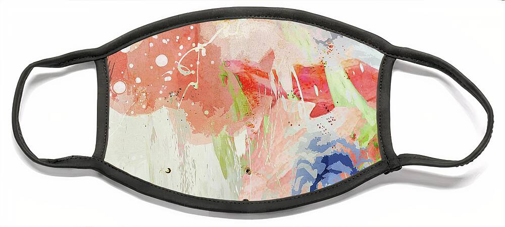 Abstract Face Mask featuring the photograph Dutch Treat by Karen Lynch