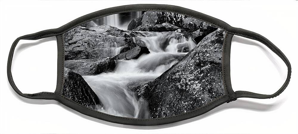 Eagle Falls Face Mask featuring the photograph Eagle Falls 35 by Phil Perkins