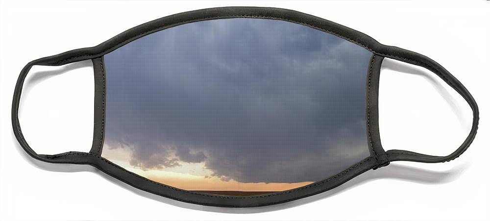 Nebraskasc Face Mask featuring the photograph Eastern Colorado Supercell 002 by Dale Kaminski