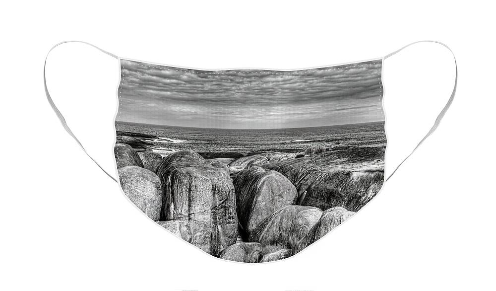 Landscape Face Mask featuring the photograph Elephant Rocks, Denmark, Western Australia #2 by Elaine Teague