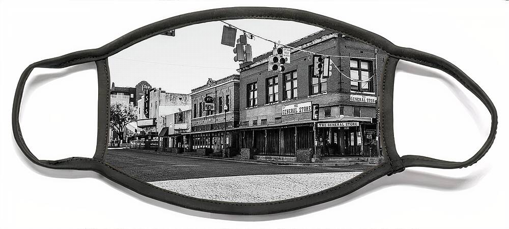 Fort Worth Face Mask featuring the photograph Exchange and Main by KC Hulsman