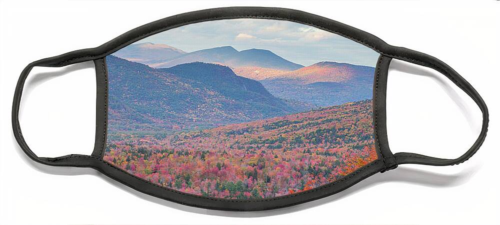 Mountains Face Mask featuring the photograph Fall Mountains by Denise Kopko