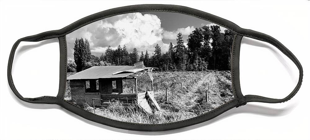Farm Face Mask featuring the photograph Farming the past by Jim Whitley