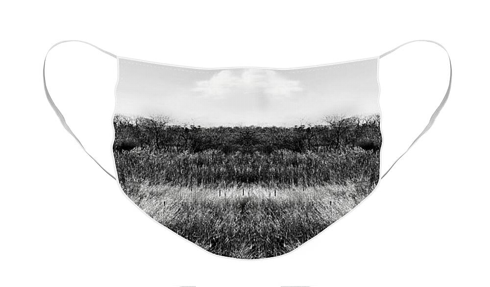 Marcia Lee Jones Face Mask featuring the photograph Fields of Grass by Marcia Lee Jones