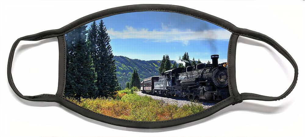Fine Art Face Mask featuring the photograph First Colorado Crossing by Robert Harris