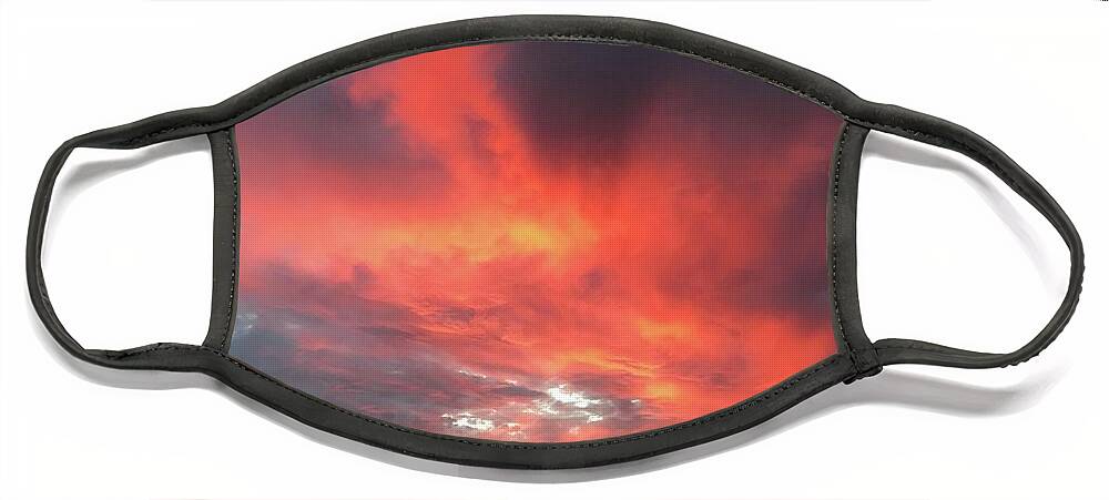 Sunsets Face Mask featuring the photograph Fla Bb by Mary Kobet