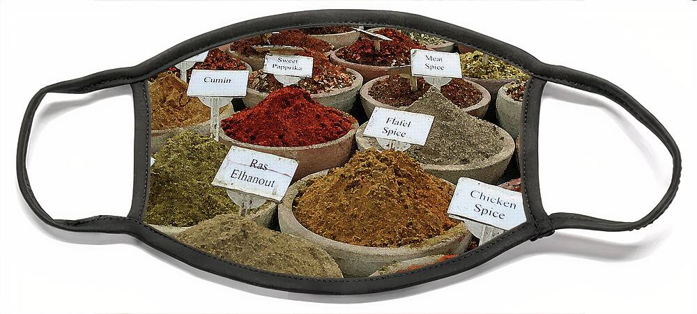 Spices Face Mask featuring the photograph Flavorable by M Kathleen Warren