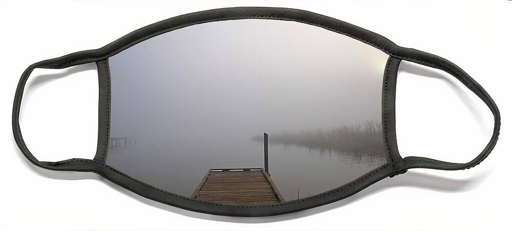 Fog Face Mask featuring the photograph Foggy Morning by Dart Humeston