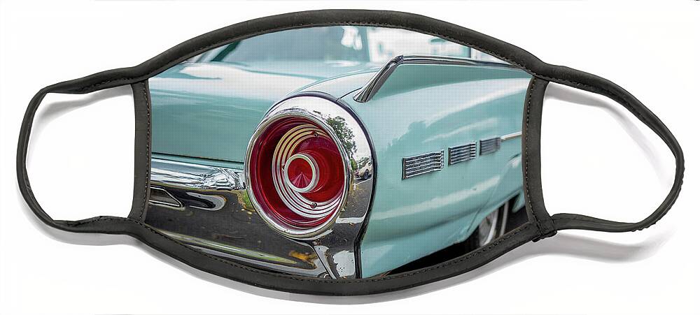 California Face Mask featuring the photograph Ford Thunderbird Vintage by Manuela's Camera Obscura