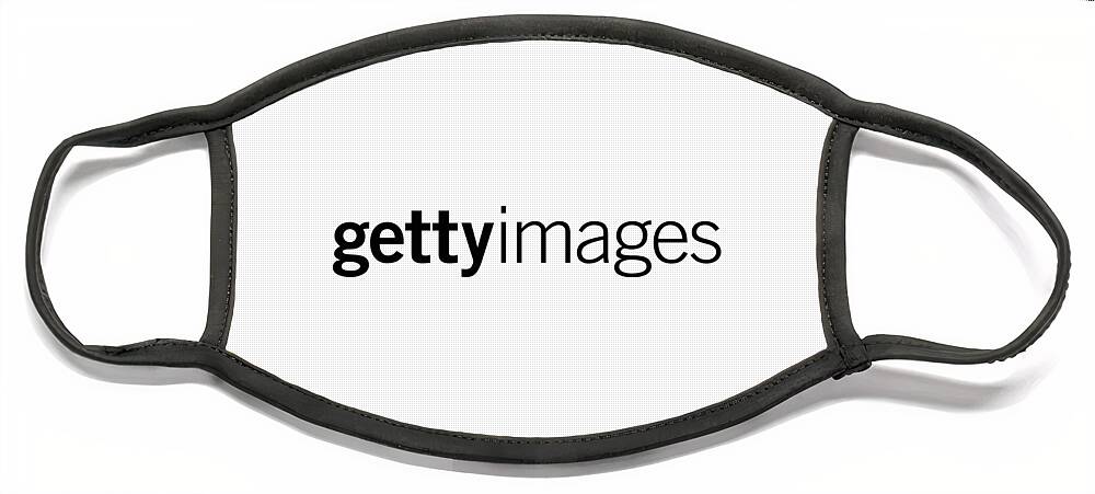 Getty Images Logo Face Mask featuring the digital art Getty Images Logo by Getty Images