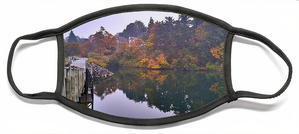 Selkirk Trestle Face Mask featuring the photograph Glass And Trestle by Kimberly Furey