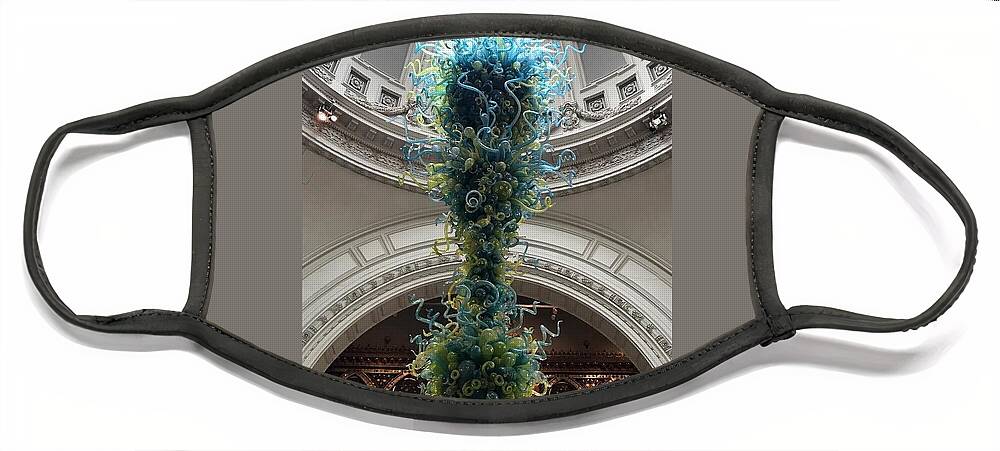 Glass Face Mask featuring the photograph Chihuly Comes to Life by Lee Darnell