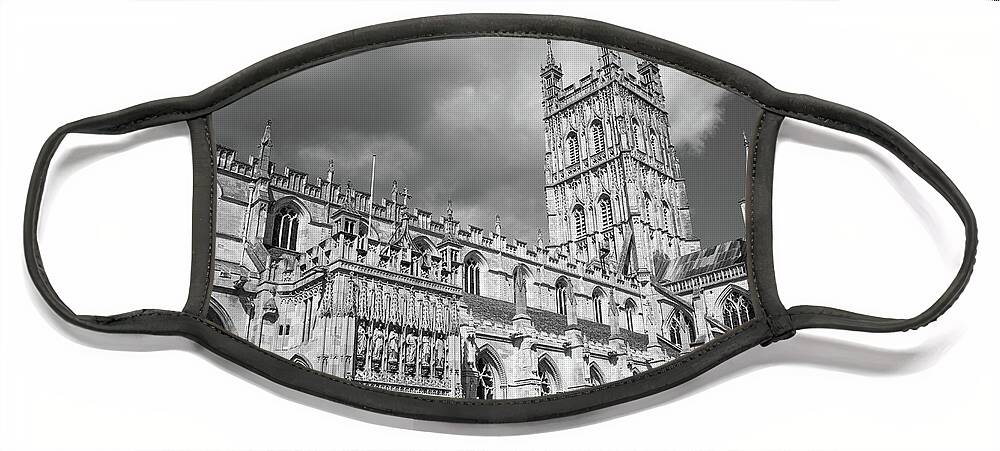 Britain Face Mask featuring the photograph Gloucester Cathedral, UK by Seeables Visual Arts