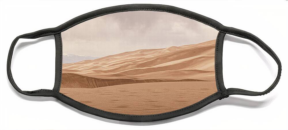 Face Mask featuring the photograph Great Sand Dunes by William Boggs