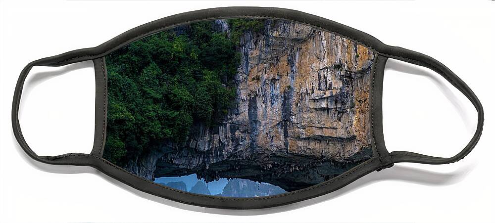 Bay Face Mask featuring the photograph Ha Long Bay by Arj Munoz