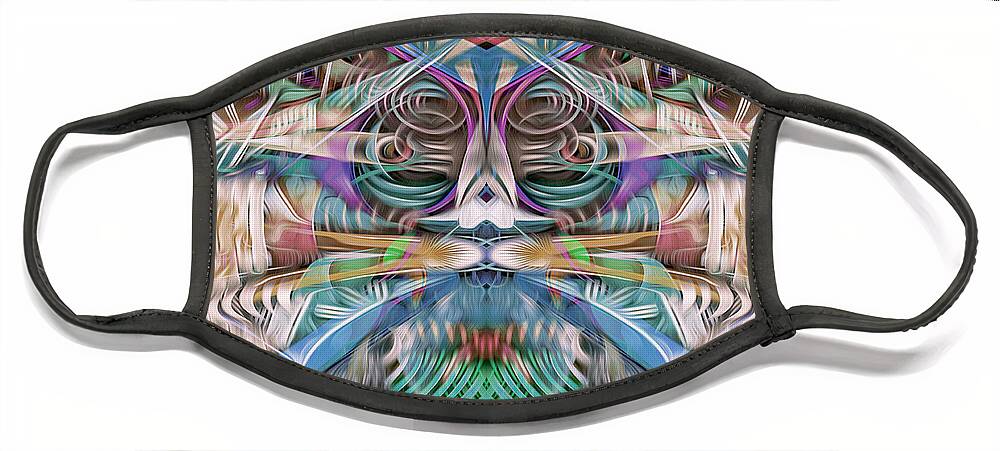 Pastel Face Mask featuring the digital art Hope by Jeff Malderez