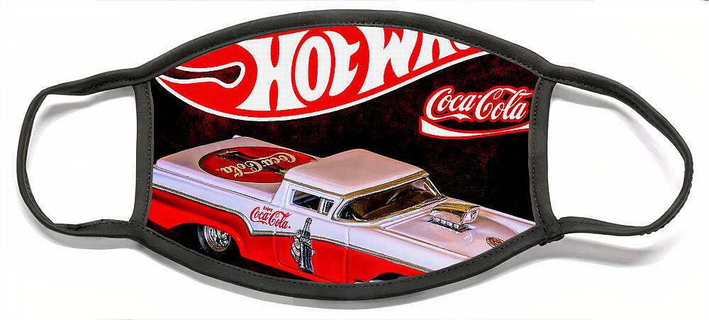 White Face Mask featuring the photograph Hot Wheels Coca Cola 57 Ford Ranchero 1 by James Sage