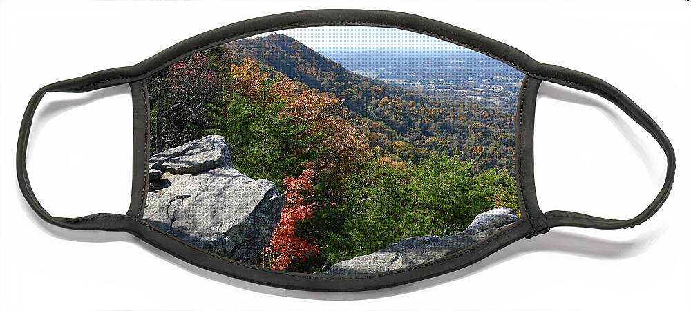 House Mountain Face Mask featuring the photograph House Mountain 19 by Phil Perkins