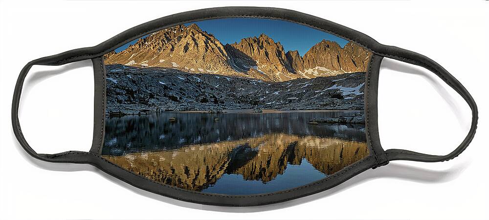 Eastern Sierra Face Mask featuring the photograph Imperfect Reflection by Romeo Victor