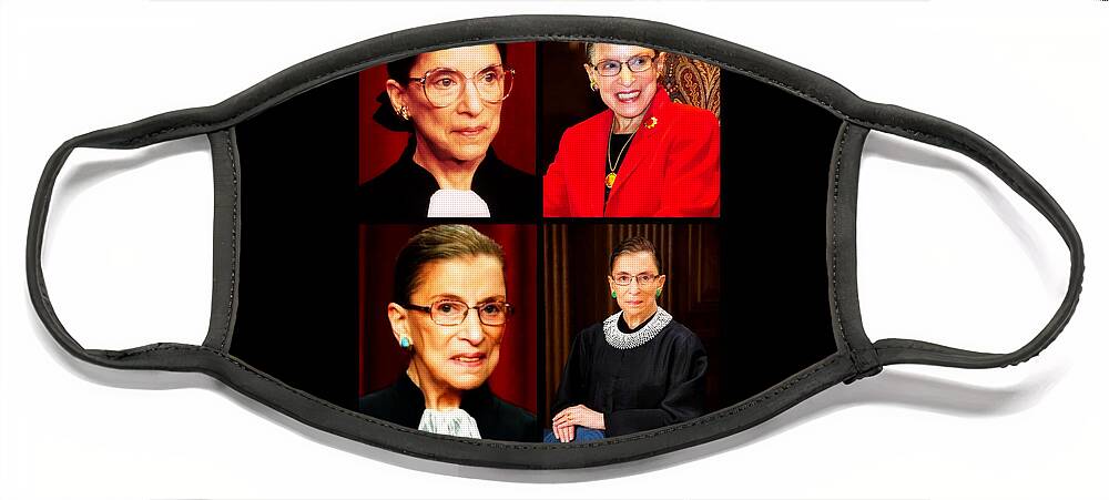 Supreme Court Face Mask featuring the photograph Fight - In Honor of Ruth Bader Ginsburg by Mitchell R Grosky