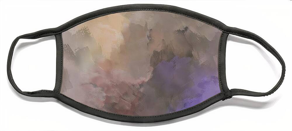  Face Mask featuring the digital art In The Clouds by Michelle Hoffmann