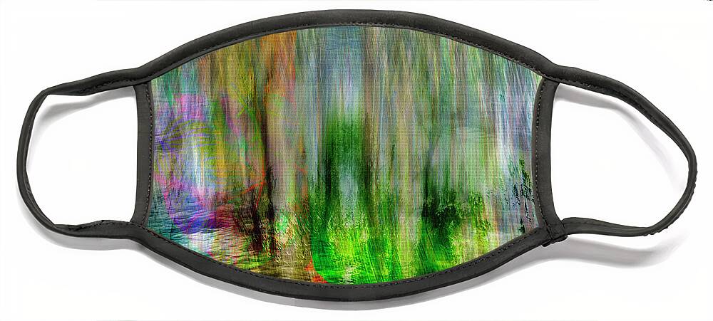 Nag005698 Face Mask featuring the digital art In the Midst of the Storm by Edmund Nagele FRPS