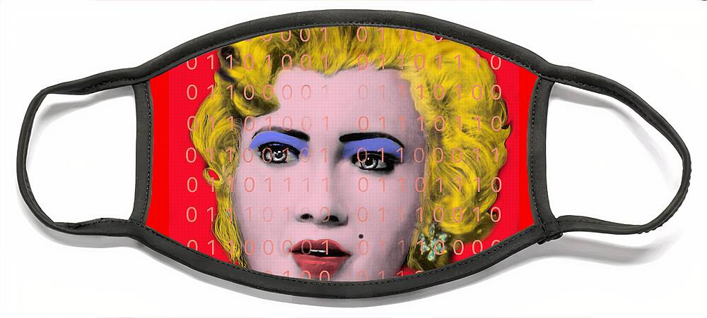 Sophia Face Mask featuring the digital art Incredible Contraption by Steve Hayhurst