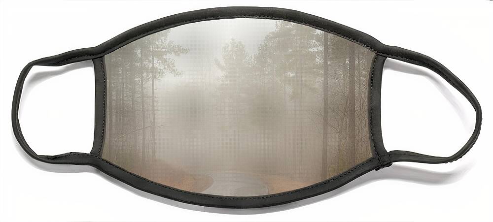 Mcdowell County Face Mask featuring the photograph Into the Mist Part 3 by Joni Eskridge