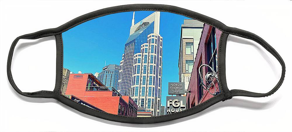 Nashville Face Mask featuring the photograph Is That You Batman? by Lee Darnell