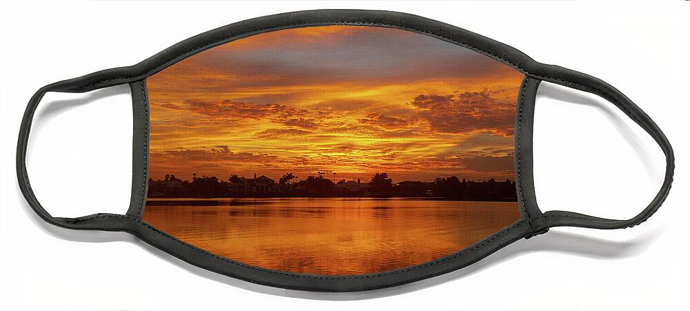 Sunset Face Mask featuring the photograph Isle Way Sunset by Blair Damson