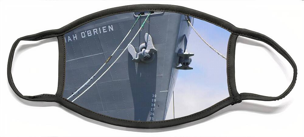Ship Face Mask featuring the photograph Jeremiah O' Brien by Heather E Harman