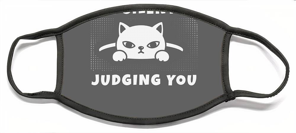 judging cat funny cats Meme Anime style Face Mask by Delos518 - Fine Art  America