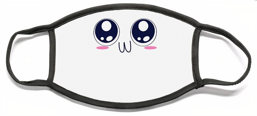 Kawaii OwO Face UwU Meme Anime Aesthetic Otaku Face Mask by ShirTom - Fine  Art America